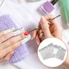 100 Pcs Foil Nail Wraps Nail Polish Remover Soak Off Foils Cotton Pads Gel Polish Remover with Pre-attached Lint Free Pad Gel Nail Polish Remover Wraps for Removing Nail Polish