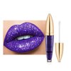 Easilydays Halloween Diamond Shiny Matte Lipstick, Gothic Glitter Liquid Lip Gloss, Sparkling High Pigment Waterproof Long Lasting Lipsticks, Bold Shimmer Lip Glaze Lips for Masquerade, Cosplay, Halloween Makeup (#13)