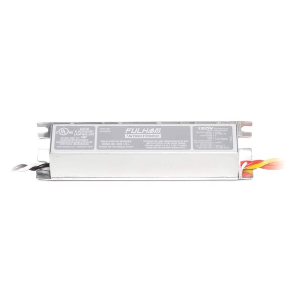 Fulham Lighting WH2-120-L Workhorse 2 Adaptable Electronic Fluorescent Lamp Ballast, 1 Count (Pack of 1), Silver