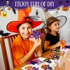 Pajean 24 Pack Halloween Craft Kits Make Your Own Halloween Craft DIY Halloween Craft Stickers Ornament DIY Arts and Crafts for Kids Classroom Activities