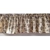 Muted Floral Natural Valance Curtain, Oatmeal Valance Curtain, Farmhouse Valance, Kitchen Valance, Country Valance, Rustic Valance (42 Inches Wide x 14.75 Inches Long)