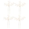 Beavorty 4 Pcs Hairpin Pearl Hair Wedding Hair Barrette Hair Barrettes for Women Wedding Hair Pin Crystal Hair Pins Bridesmaid Hair Accessories Bride Hair Pins Miss Flowers Alloy Freshwater
