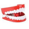 The Dreidel Company Wind Up Teeth Chomping & Chattering Teeth Toys for Kids Birthday Party Favors, Novelty and Gag Gifts, 2.5" Inches (Single)