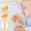 Food WAJIAYON Amber Oil Baby Teething Toys for Babies 0-6 Months Set of 6,Baby Toys 6 to 12 Months,Freezer BPA Free Soft and Textured Silicone Baby Teether Relief Soothing Sore Gums Chew Infant Toys