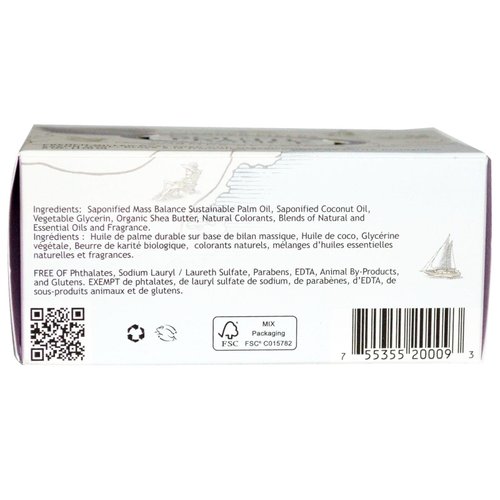 South of France Natural Bar Soap, Lavender, 6 Ounce
