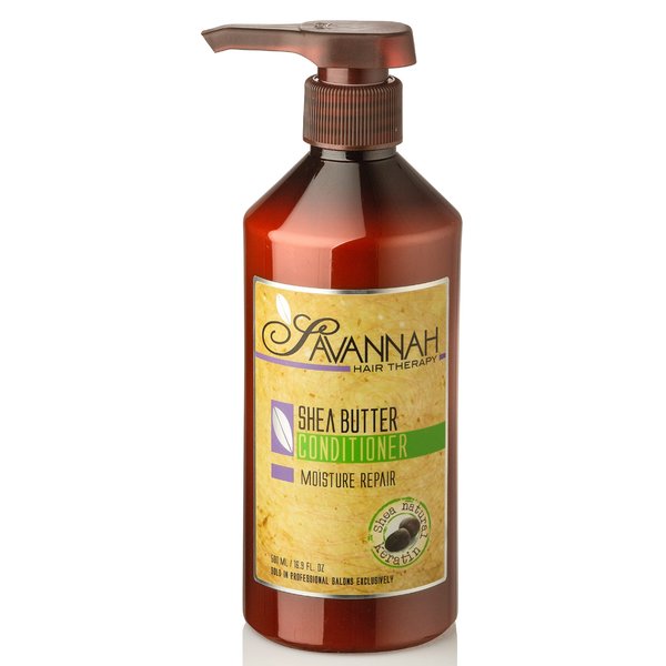 Savannah Hair Therapy Sulfate Free Conditioner, Hair Conditioner for women, Conditioner for Curly Hair, Natural Hair Conditioner, Shea moisture conditioner, 16.9 oz (500ml)
