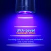 UV Nail Lamp, 395nm UV LED Black Light, UV Lamp for Nails with Flexible Gooseneck and Clamp, Portable Black Gel Nail Light USB Input, Nail Cure Light, Manicure Dryer UV Curing Light Salon Home DIY