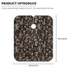 Suobstales Mushroom Leaf Print Waterproof Hair Salon Cape Professional Barber Cape with Adjustable Snap Closure Hair Cutting Cape for Adults Water Resistant Hairdressing Cape 56.7" x 66.9"