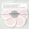 TOFOAN Baby Bath Pad for Infant Bathtub Sink Flower Mat Tub Little Lotus - Petal Soft Supports Lounger Newborn Bathing Insert Seat Baby Essentials - Baby Gifts - 31" (Pink)