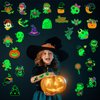 JCFIRE Halloween Temporary Tattoos for Kids, Halloween Party Favors, 102 Glow in Dark Halloween Tattoos Birthday Party Decorations Supplies Halloween Goodie Bag Fillers Activities Games Accessories