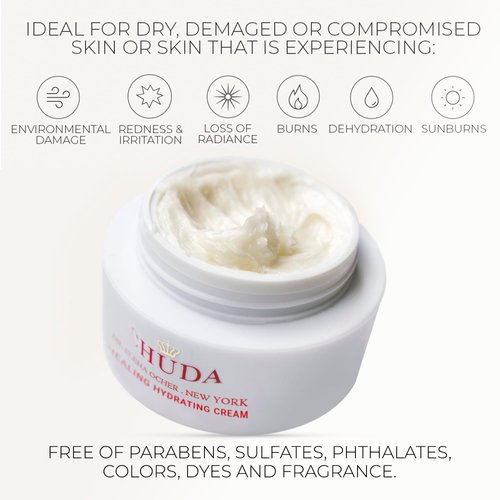 CHUDA Healing Hydrating Face Cream – Clinically Proven To Heal & Hydrate with Remedea Compound - Intense & Absorbs Easily - Anti Aging Facial Cream Perfect for Dry Dull Skin Wrinkles Sun Damage 30ml
