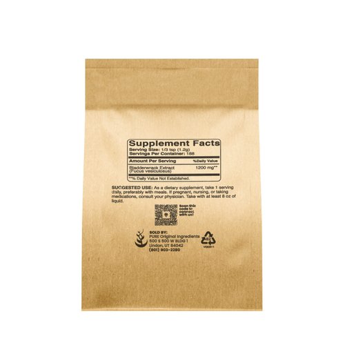 PURE ORIGINAL INGREDIENTS Bladderwrack Powder (8oz) Fucus Vesiculosus, Herbal Supplement
