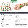 Elf Temporary Tattoos for Kids Christmas Funny Themed Birthday Party Decorations, Favors, and Gifts Super Cute Noel Santa Fake 93PCS Tattoos Stickers for Boys, Girls, School Rewards
