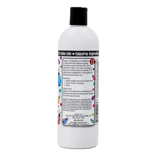 buggin out Lice Prevention Conditioner | No More Lice | Made For Kids & Adults | Daily Use | 8oz