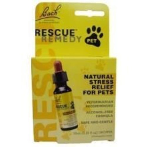 Bach Rescue Remedy PET Dropper 20mL, Natural Stress Relief, Calming for Dogs, Cats, & Other Pets, Homeopathic Flower Essence, Thunder, Fireworks & Travel, Separation, Sedative-Free