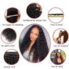Beautymoon Water Wave Bundles 18 20 22 Inch Wet and Wavy Human Hair Weave Bundles 10A Brazilian Virgin Water Wave Hair 3 Bundles Human Hair Extensions for Black Women Natural Color