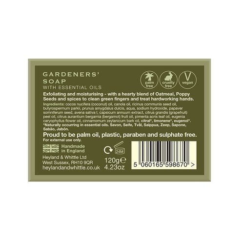 Heyland & Whittle Soap Bar 120 gr (Gardeners)