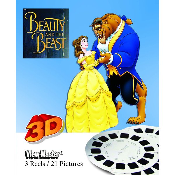 ViewMaster- Beauty and The Beast - 3 Reels Set -