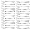 Briout Forks Silverware, Set of 24 Dinner Forks, 8 Inches Premium Food Grade Stainless Steel Forks for Home Kitchen Party Restaurant, Mirror Polished Dishwasher Safe
