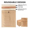 Kraft Mailers, 6 x 10 inch 100pcs Padded Envelopes, Kraft Small Honeycomb Paper Poly Mailers for Shipping and Packaging, Reusable Padded Mailing Envelopes with Twice Self-Sealing, Brown