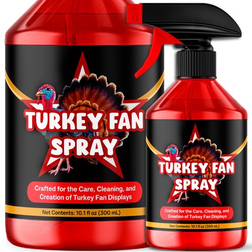 QIFEISHANKA Turkey Fan Mounting Solution, Taxidermy Cleaner & Conditioner for Cleaning Taxidermy Mounts, Taxidermy Supplies