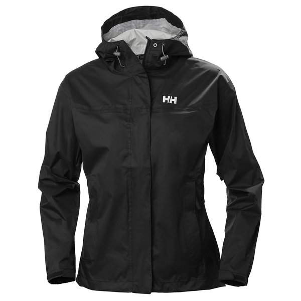 Helly Hansen Women's Loke Waterproof Windproof Breathable Rain Jacket, 990 Black, Medium