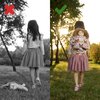 HappyVk Baby Doll Carrier Toy Doll Carrier Front Back for little girls Doll Accessories Butterfly
