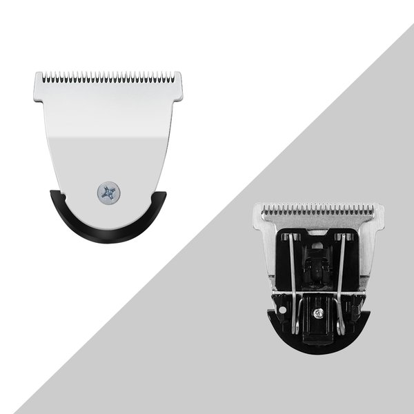 Professional Detachable Hair Clipper Replacement Blades #2111 Blade Compatible with Wahl Mag Trimmers 8841/8143 /8700- Fits Professional Barbers and Stylists(2 pack silver)