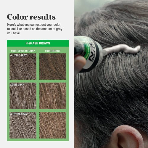 JUST FOR MEN Hair Color H-20 Ash Brown 1 Each (Pack of 5)