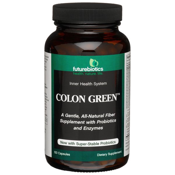 Futurebiotics Colon Green Fiber Supplement, 150 Vegetarian Capsules