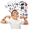 Football Temporary Tattoos Birthday Party Supplies Decorations 81 PCS Tattoos Stickers American Rugby Fans Cheerleaders Cute Party Favors Kids Boys Girls Gifts Ideas Classroom School Prizes Themed