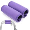 2 Pack Walker Hand Grips Cover, Coldairsoap Walker Cushion Hand Grips For Rolling Wheelchair, Elderly Grippers, Rollator Handle (purple)