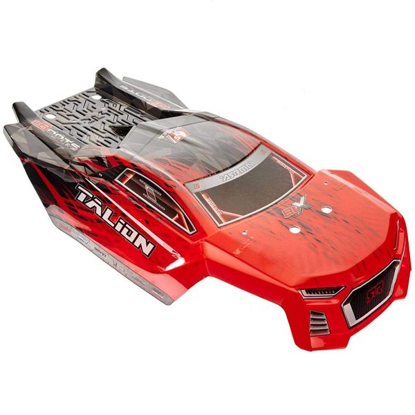 ARRMA AR406135 Body Red/Black Pntd W/Decal Talion 6S BLX