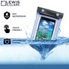 Lewis N. Clark WaterSeals Triple Seal Floating Waterproof Pouch + Dry Bag for Cell Phone, Great for Kayak, Canoe, Pool, Beach, Clear