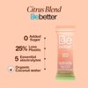Bebetter Premium Electrolytes Powder Packets | Daily Electrolyte Drink Mix | No Artificial Flavors | Organic Coconut Water | Zero Added Sugar | Hydration Packets | Non-GMO | 22 Sticks (Citrus Blend)