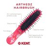 Kent ARTH1 Baby Hair Brush, Hair Brush for Kids, Small Brushes for Hair and Travel Brush Hair Detangler with Non-Scratch Nylon Bristles for Gentle Detangling Arthedz (Dainty Ballerinas Pattern)