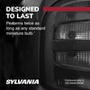 SYLVANIA - 2357 Long Life Miniature - Bulb, Ideal for Daytime Running Lights (DRL) and Back-Up/Reverse Lights (Contains 2 Bulbs)