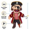 14" Pirate w/Peg Leg, Hand Puppet