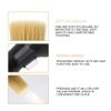 Neck Hair Brush with Hairdressing Powder Storage, Barber and Salon Brush Remove Loose Hair from Neckline and Ears After Haircut, Dust Cleaning Brush(Black)