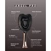 Tangle Angel Detangling Hair Brush - Anti Static Tangle Taming Brush with Soft Bristles - Heat & Water Resistant Pro Detangler Hairbrushes for Women for Fine, Thick, Wavy, & Curly Hair - Rose Gold