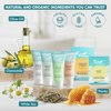 Eco Botanics Amenity & Accessory Kit | 0.85 oz Travel Size Shampoo, Conditioner, Lotion, Body Wash, Body Bar, Cleansing Bar, Shave & Dental Sets, Make-Up Remover Wipes, & Vanity Kit | 1 set per case