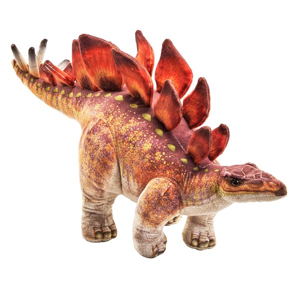 Wild Republic Artist Collection, Dinosaur Stegosaurus, Gift for Kids, 15 inches, Plush Toy, Fill is Spun Recycled Water Bottles