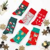 BONANGEL Christmas Socks Women,Funny Cute Holiday socks,Novelty Xmas Crew Socks,Crazy Christmas Gifts for Women Girls