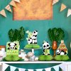 Demissle 14 Pieces Panda Party Decorations Panda Honeycomb Centerpieces Panda Party Supplies Cute Paper Table Centerpieces Birthday Party Table Decoration