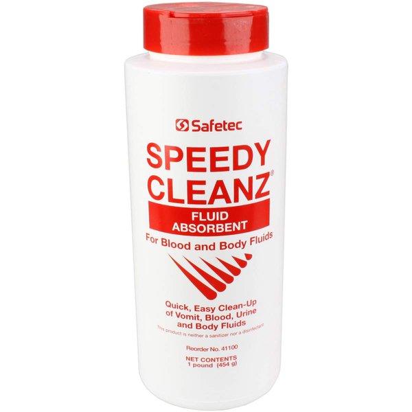 Safetec Speedy Cleanz Fluid Absorbant 16oz. Shaker Top Bottle (for Urine, Vomit and Body Fluid Spills)