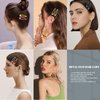 Cptots Small Hair Barrettes For Women No Slips Metal Snap Hair Clips For Thin Hair And Fine Hair,Rainbow Colors,20 PCS,1.97 x 0.5 Inches