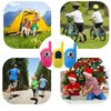 3 Pack Kid Walkie Talkies, 2 Miles Transmission Rechargeable Walkie Talkies for Kids with Lanyards for Outdoor Adventure, Best Gift for Boys and Girls(Not Include Rechargeable Batteries)