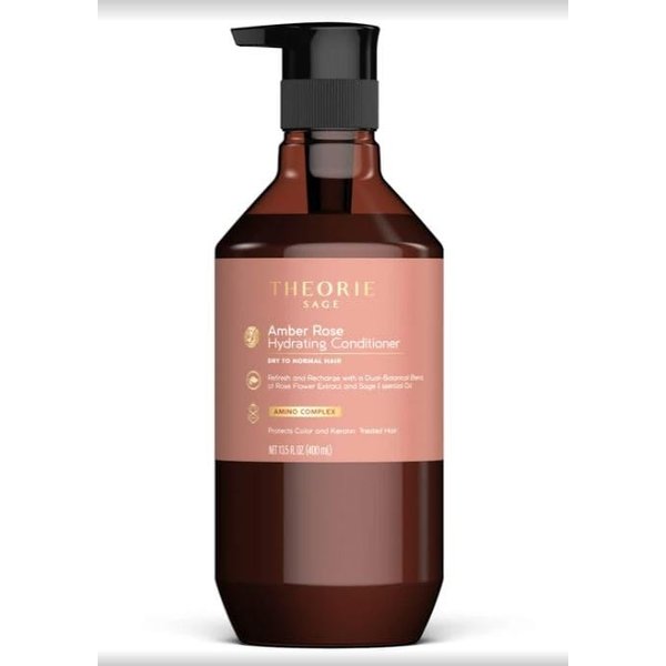 Theorie SAGE, AMBER ROSE, Hydrating Conditioner, dry to normal hair, Amino Complex, 27 fl oz / 800 ml