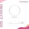 JASVERLIN White Cotton Fabric Hair Ties, Soft Ponytail Scrunchies Hair Bands for Women’s Braided Curly Thin Thick Hair, No Damage Crease Seamless Hair Elastic Band 1.5 Inch 100 pcs (White)
