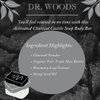 Dr. Woods Deep Pore Cleansing Activated Charcoal Bar Soap with Organic Shea Butter, 5 Ounce (Pack of 3)